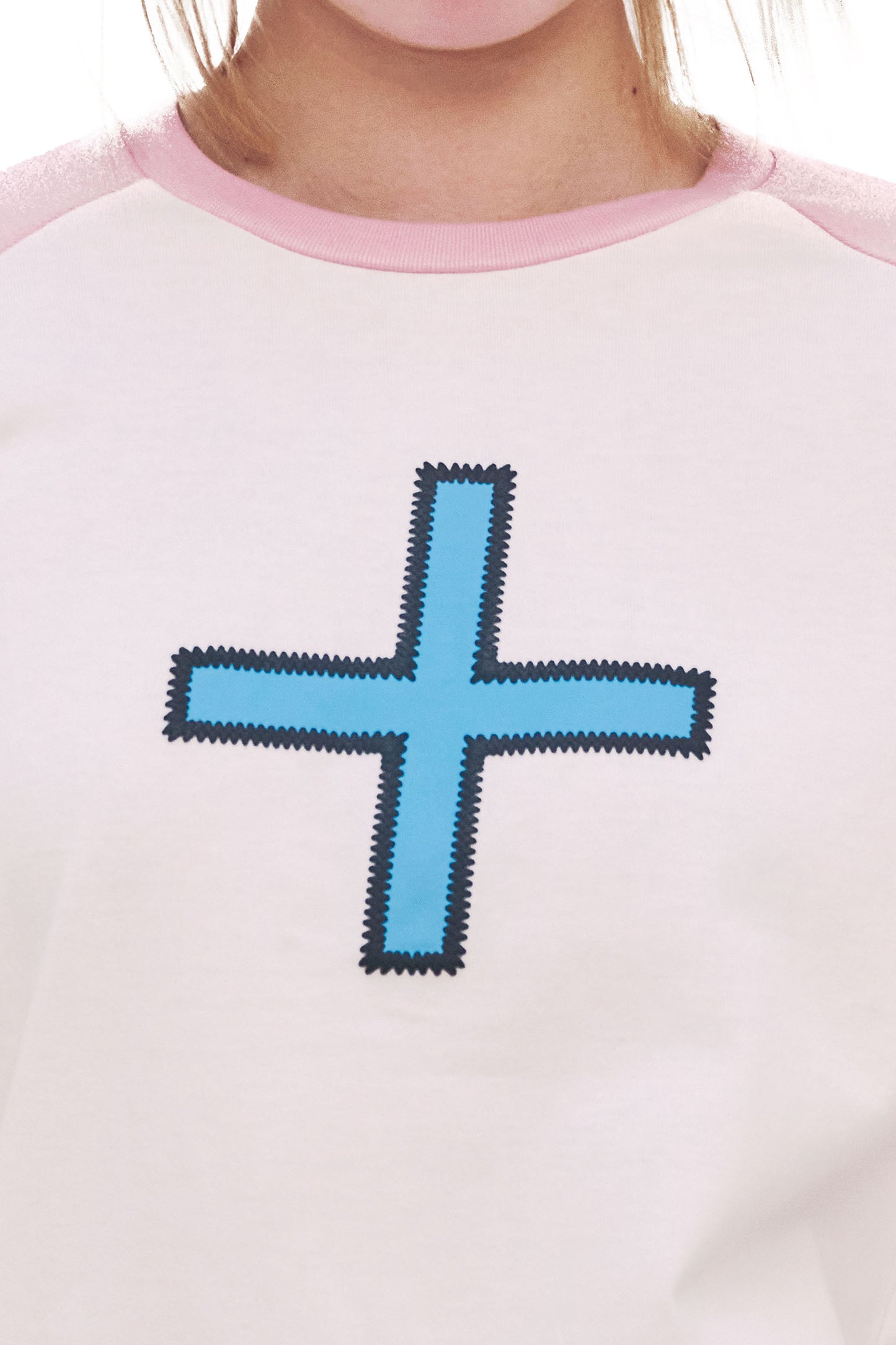 monogram raglan tee