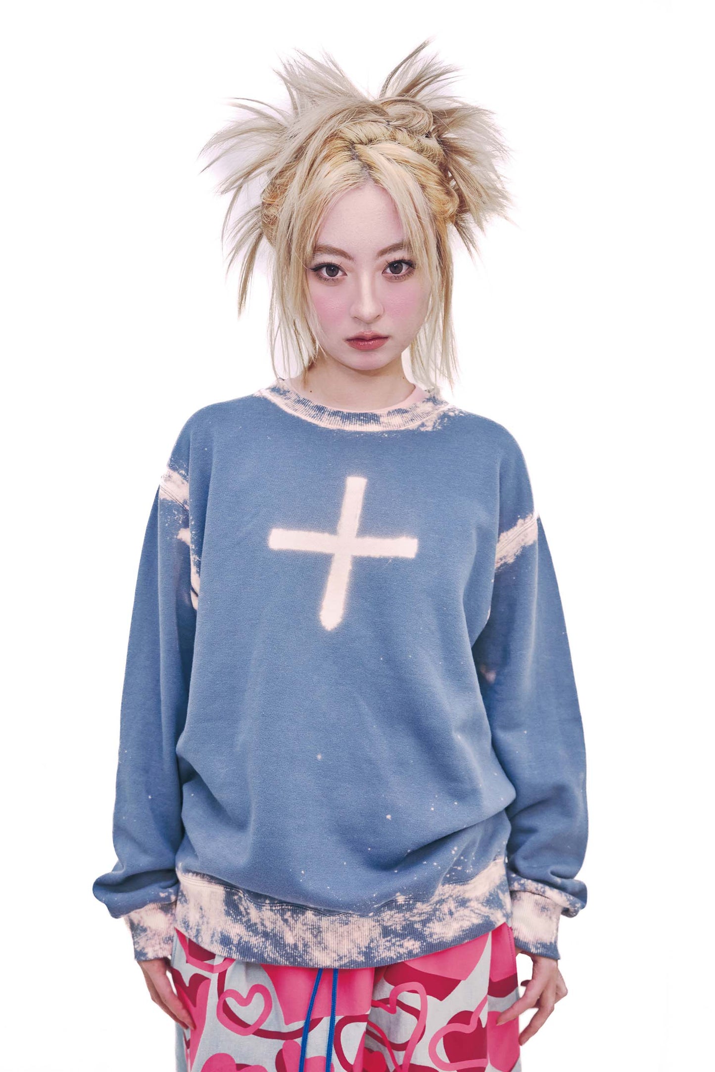 grey monogram sweatshirt